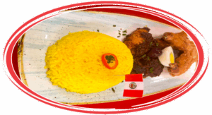 Cuy colorado served in a traditional Peruvian style