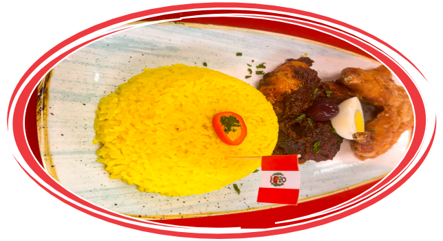 Cuy colorado served in a traditional Peruvian style